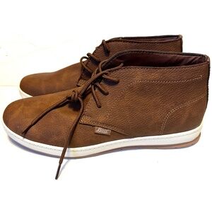 Bass & Co Mens Sonoma 2 Wx B Chukka Boots Brown White Ankle Lace Up Sz 12 NEW